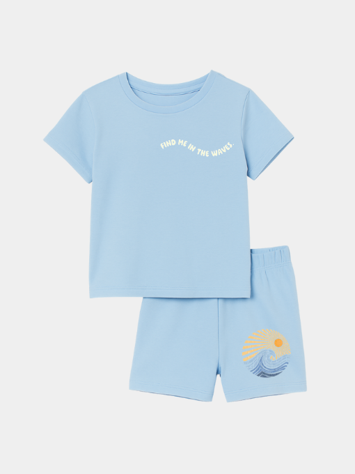 Find me in the waves tee set