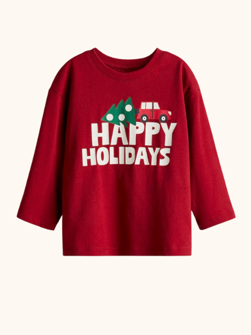 Happy Holidays Full Sleeves Tee