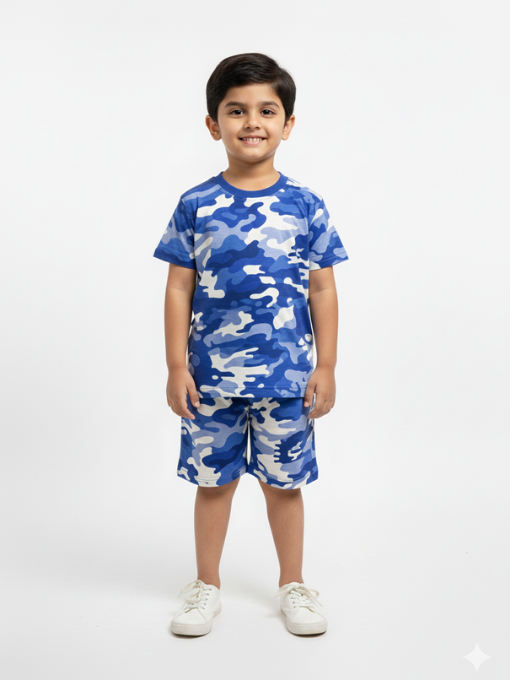 2-PIECE PRINTED TOP & SHORTS SET