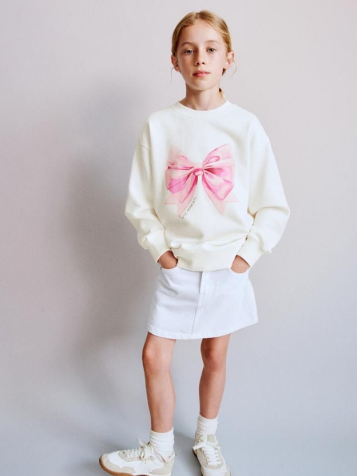Pink Bow Sweatshirt