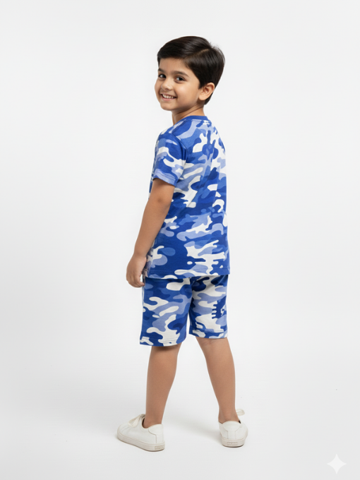 2-PIECE PRINTED TOP & SHORTS SET