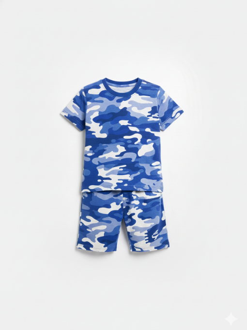 2-PIECE PRINTED TOP & SHORTS SET