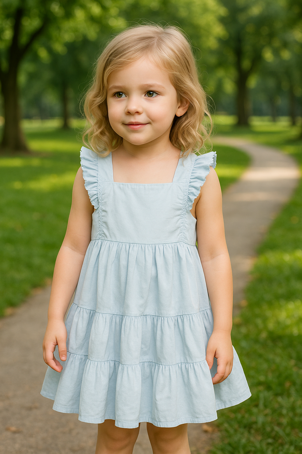 A-Line Tired Dress