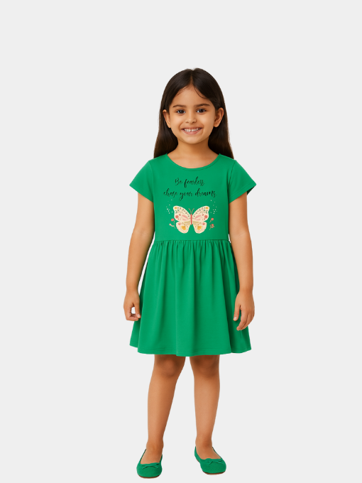 Be Fearless Premium Short Sleeve Dress