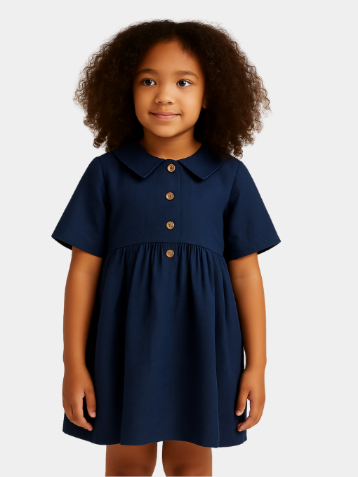 Loose-Fit Linen Dress