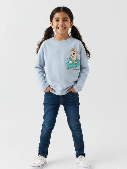 Happy Today Full Sleeves Tee