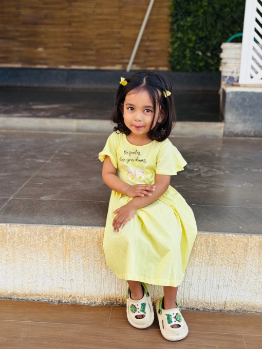 Be Fearless Premium Flutter Sleeve Dress