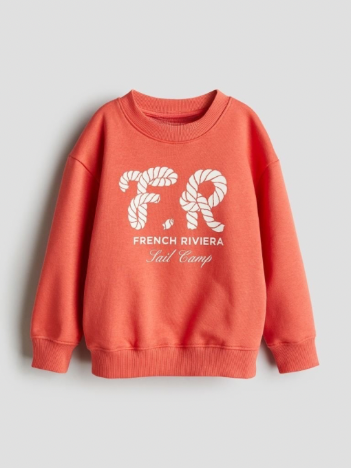 SWEATSHIRT WITH PRINTED MOTIF