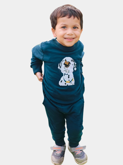 Teal Tails Sweatshirt Set