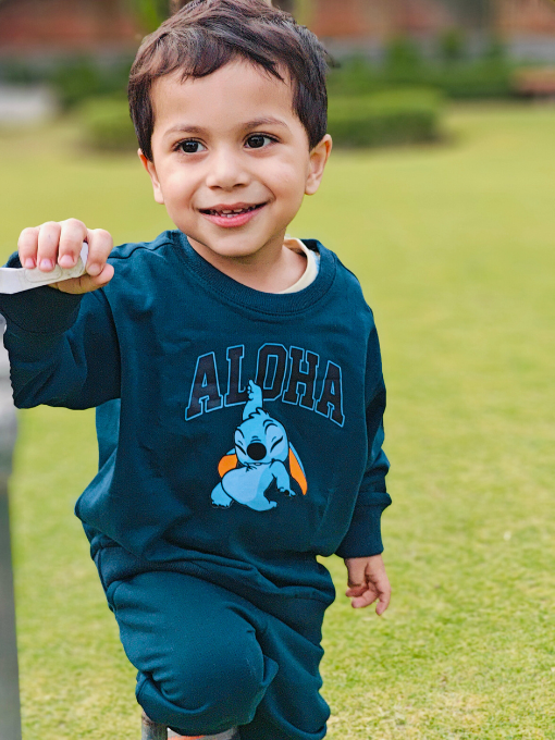 Aloha Wave Sweatshirt Set