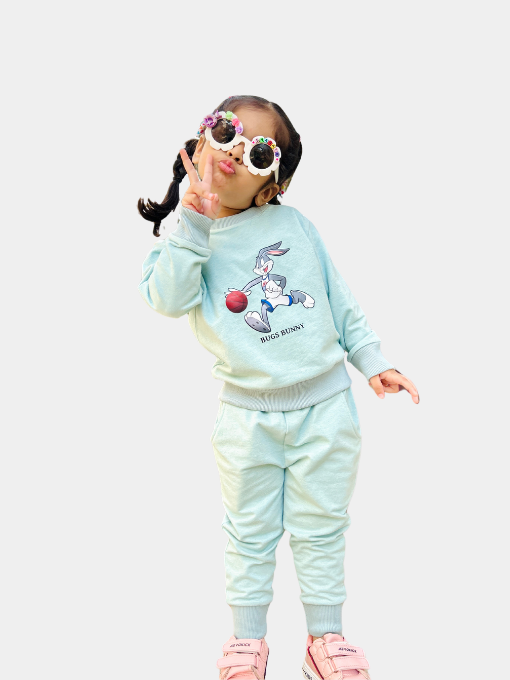 Bunny's Blues Sweatshirt Joggers Set