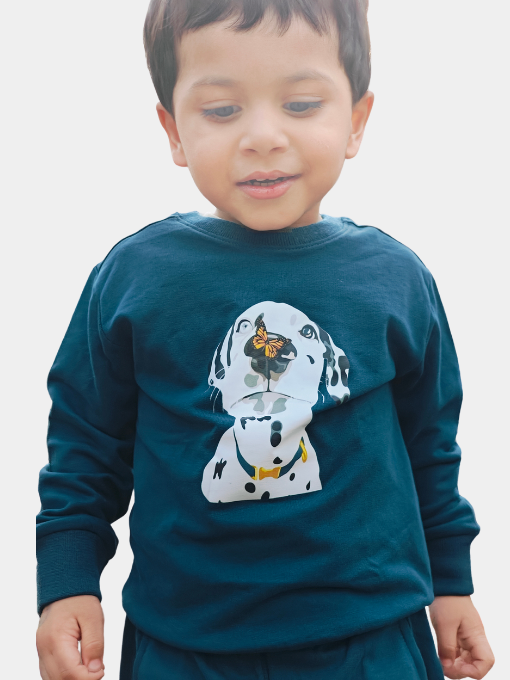Teal Tails Sweatshirt Set