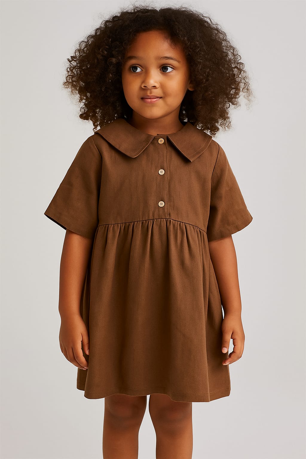 Loose-Fit Linen Dress